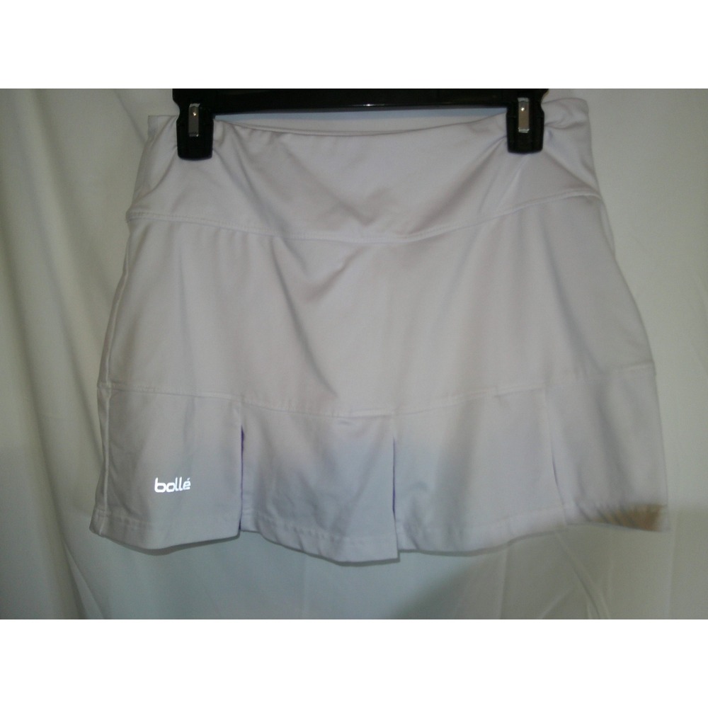 Bollé Athletic Skort‎ Pleated Tennis Golf Activewear White Skirt Women's M